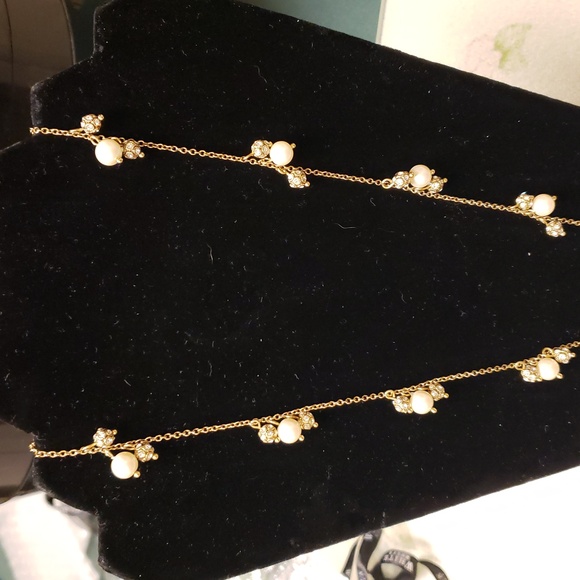 Ann Taylor Gold Beaded Necklace NWT - Picture 3 of 4